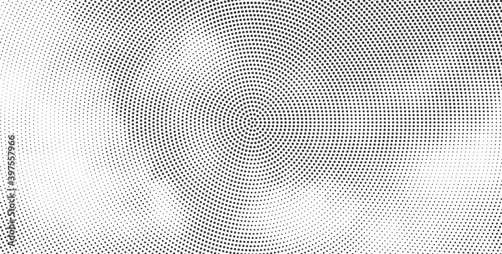 Poster Abstract vector background. Halftone gradient gradation. Vibrant texture.