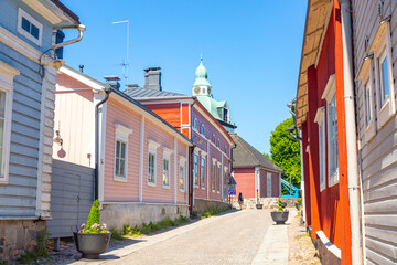 Old town of Porvoo in Finland.	
