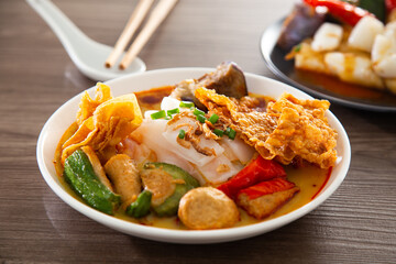 Curry Chee Cheong Fun or Rice Noodle