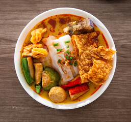 Curry Chee Cheong Fun or Rice Noodle