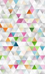 3d Triangles, abstract  background. Design wallpaper.