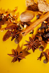 star anise and cinnamon