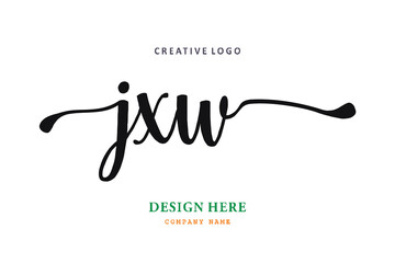 JXW lettering logo is simple, easy to understand and authoritative