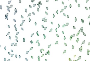 Light Blue, Green vector sketch background.