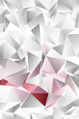Obraz premium Abstract Low-Poly background. triangulated texture. Design 3d. Polygonal geometrical pattern. Triangular modern style
