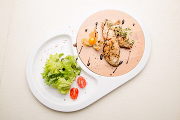 delicious and fresh salad
