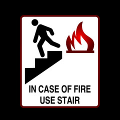 fire exit sign