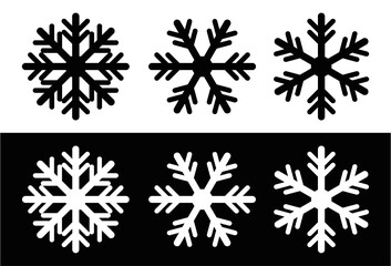 Snowflake vector illustration for winter season