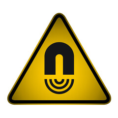 magnetic field warning sign