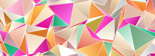 Obraz premium 3d Triangles, abstract background. Design wallpaper.