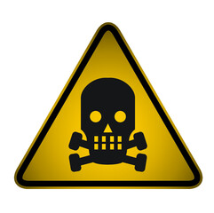 poison warning sign