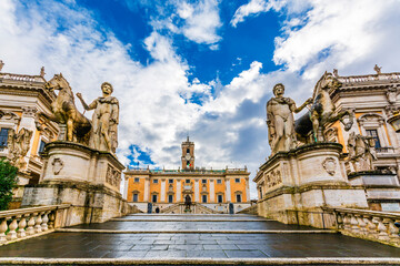Capitoline Hill view  in Rome