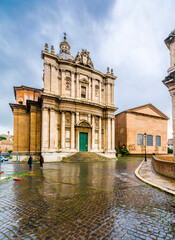 Fototapeta premium Santi Luca e Martina Church in Rome