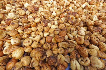 Freshly dried organic dried figs.