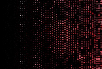 Dark Green, Red vector layout with circle shapes.