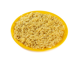 Plain Maggi Noodles, Instant Masala Maggi Isolated on White Background