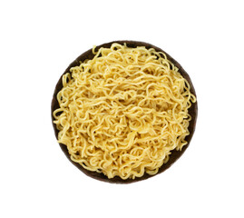 Plain Maggi Noodles, Instant Masala Maggi Isolated on White Background