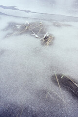 ice on lake