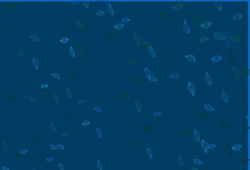 Light Blue, Green vector hand painted pattern.