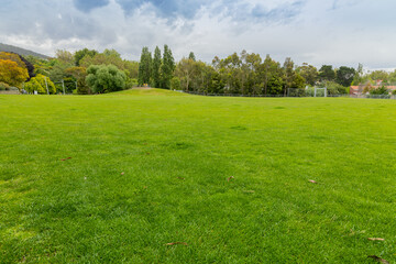 Green sports park in Hobart, Tasmania