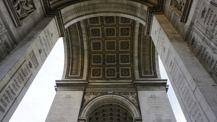 Beautiful landmarks and arts of Paris