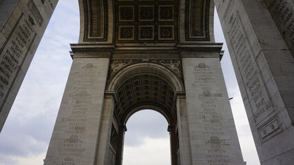 Beautiful landmarks and arts of Paris