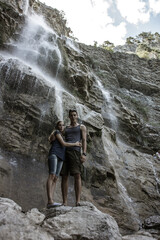 Obraz premium Крым. Ялта. Прекрасные дворцы, зеленые парки и уютные улицы города.