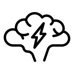 Idea opportunity icon. Outline idea opportunity vector icon for web design isolated on white background