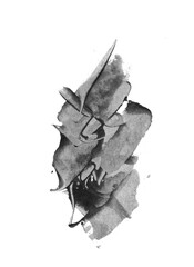 Naklejka premium abstract black and white acrylic