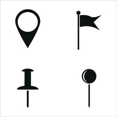 Map icons,map pointer, map icon - arrow icon