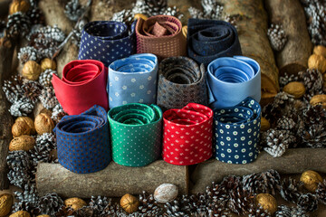 Christmas gifts - men's ties assorted colors
