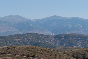 Fototapeta na wymiar Mountainous area in southern Spain