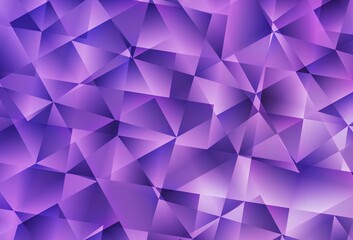 Obraz premium Light Purple vector abstract polygonal template.