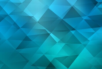 Light BLUE vector low poly layout.