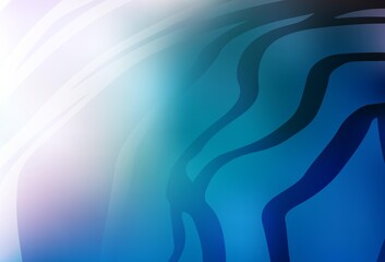 Light BLUE vector blurred shine abstract texture.