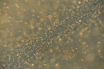 water drops on the glass hoarfrost