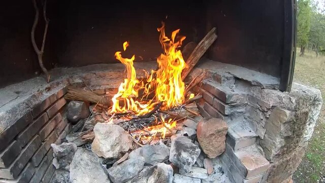 Fuego a c&aacute;mara lenta