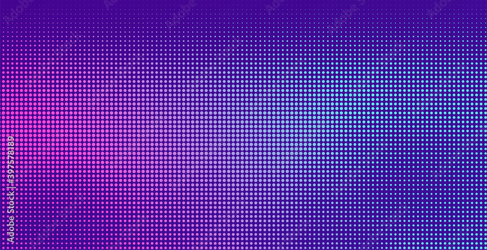 Poster Abstract vector background. Halftone gradient gradation. Vibrant texture.