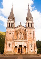 Fototapeta na wymiar basilica of santa maria la real in covadonga. Asturias. Spain