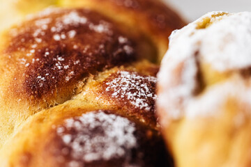 close up of viennoiseries