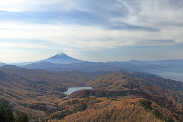 Fototapeta premium 【 山梨県 】晩秋 大菩薩嶺からの眺望