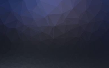 Fototapeta premium Dark BLUE vector abstract polygonal layout.