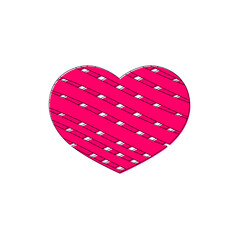 Heart icon, Valentines Day symbol, graphic design template, love sign, vector illustration