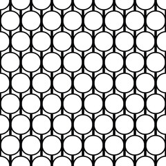Naklejka premium Abstract seamless geometric grid pattern.