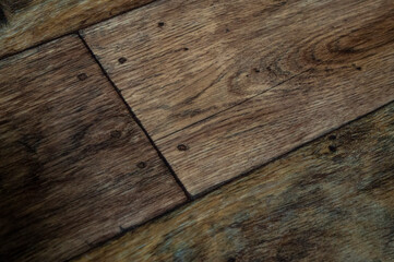 Wooden parquet plank texture closeup for background