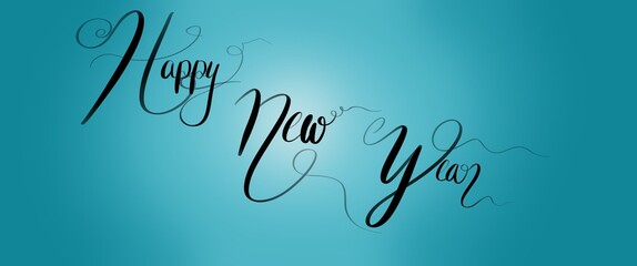 Naklejka na ściany i meble Happy new year Background Banner illustration