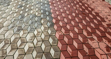 Colored paving slabs (Background, banner, Wallpaper, texture)