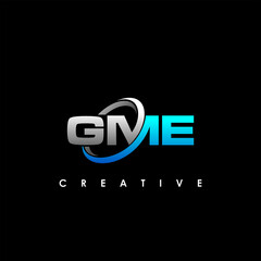 GME Letter Initial Logo Design Template Vector Illustration	
