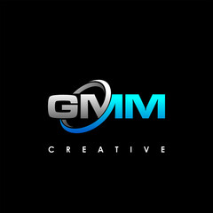 GMM Letter Initial Logo Design Template Vector Illustration	
