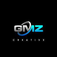GMZ Letter Initial Logo Design Template Vector Illustration	
